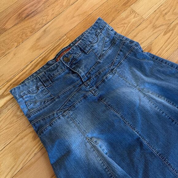 Mudd-clothing Women's Blue and Navy Skirt - Picture 4 of 6